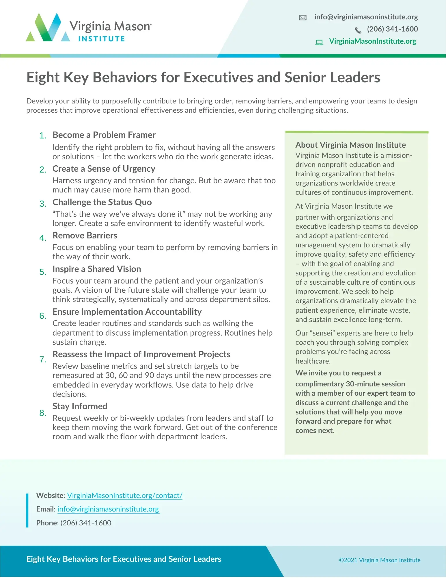 Webinar | Eight Key Behaviors for Executives and ...
